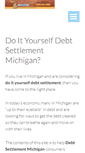 Mobile Screenshot of debtsettlementmichigan.net